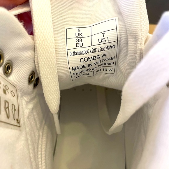 Dr. Martens Combs combat boots white - Picture 8 of 10